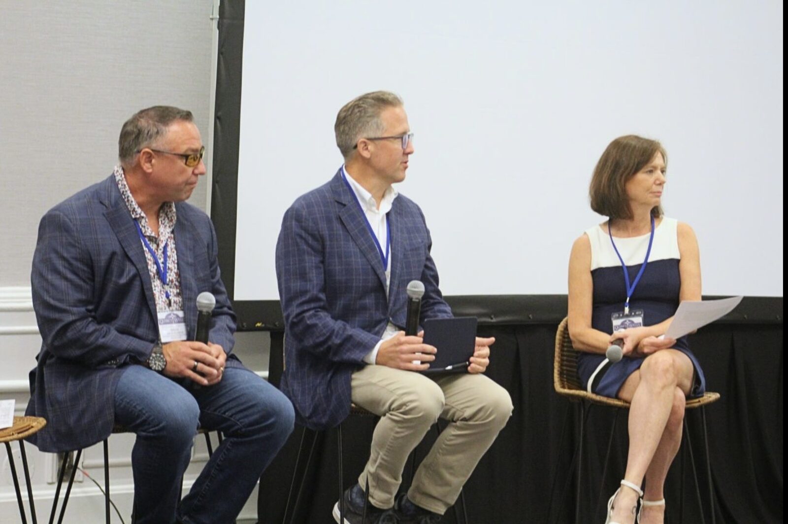 Peter Svach speaking on a panel at the Quincy Wells Conference